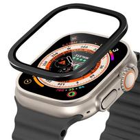 Grūdintas stiklas skirtas Apple Watch Ultra 49 mm ekrano apsauga, metalinis buferis, priedai, apsaugantis nuo įbrėžimų HD Full Film iWatch Ultra 49 mm 49MM Ultra orange