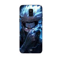 Phone Case - MANIACASE - Samsung Galaxy A6 2018 - Kakashi Hatake - Silicone - Black juoda