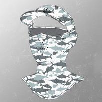 Summer Men Balaclava Hat Camouflage Quick Drying Breathable Fishing Cap Outdoor Riding Face Cover Sun Hat Empty Top Baseball Hat