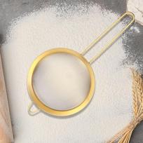 Kokteilių filtras Maisto biri arbata Nerūdijančio plieno sietelis Smulkus kavai Diameter 18cm beige