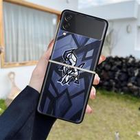 For Samsung Galaxy Z Flip 3 5G Phone Case ZFlip3 Black Hard Cover Anti-fall Protective Shell Luxury Funda Japan Anime Pokemon Samsung Z Flip 3
