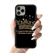 Diamond Crown Printing Phone Case Silicone PC+TPU Case for iPhone 11 12 13 Pro Max 8 7 6 Plus X SE XR Hard Fundas iphone 14