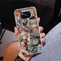 Anime Himiko Toga Waifu dangtelis telefono dėklas skirtas Xiaomi Poco X3 GT X4 NFC M4 Pro M3 M2 F3 F2 F1 Mi Note 10 A3 A2 Lite A1 CC9E Fundas Xiaomi Poco X3