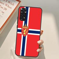 Norvegijos vėliavos dėklas Xiaomi Redmi Note 10 8 9 11 Pro 8T 9S 10S 11S Redmi 10C 9C 9A 9T K50 K40 Gaming Redmi Note 11 Pro blue