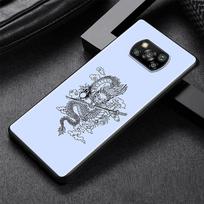 Dragon Tattoo Case for Xiaomi Poco X3 NFC M4 M3 Mi 11 Lite 5G 11T 10T 12 Pro 9T Note 10 9 Coque Silicone Black Soft Phone Cover Xiaomi Poco X3 NFC gray