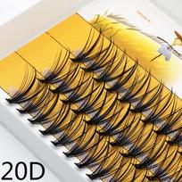 1 box/60 bundles/20D/30D fake lashes,Individual lashes Bunche,natural thick fake lashes,Eyelash Extensions for make up C&0.07mm&11mm