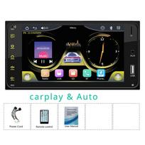 REAKOSOUND 7  skirtas Toyota MP5 2din USB Carplay Auto Car Radio Multimedia Player MirrorLink HD Car Audio FM Stereo BT dydis 200*100mm MP5 black