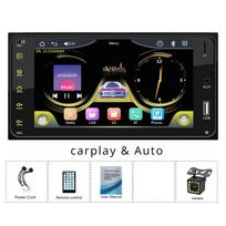 REAKOSOUND 7  skirtas Toyota MP5 2din USB Carplay Auto Car Radio Multimedia Player MirrorLink HD Car Audio FM Stereo BT dydis 200*100mm MP5