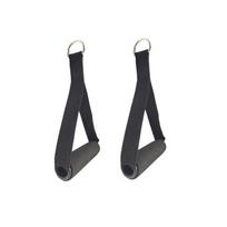Multifunction Gym Resistance Bands Handles Anti-slip Grip Strong Nylon Webbing Fitness Grip Puller Handle Gantry Accessories black