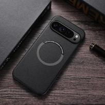 Magsafe Magnetic Wireless Charging Case for Pixel 9 Pro 9 Pixel 8A 8 Pro Pixel 7A 7 Pro 6A 6 Pro Luxury Plain Leather Cover For Pixel 9 Pro juoda