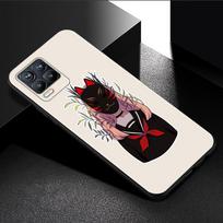 Telefono dėklas skirtas Oppo Realme GT 8 7 6 5 Pro C3 C11 C21 C21Y C20A XT X7 X50 Pro Ultra Silikoninis Dangtelis Juodas Korpusas Anime Lapės Kaukė Realme X50Pro 5G white