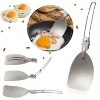 Outdoor Camping Kitchenware Folding Spatula,  Wok Spatula With Folding Handle, Outdoor Cutlery One Size sidabras