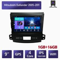 Automobilinis radijas Android Auto skirtas Mitsubishi Outlander 2005-2011 Multimedijos grotuvas GPS navigacija Stereo Carplay HU 2+32GB 1+16GB