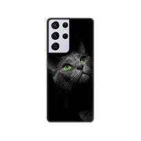 Skirta Samsung Galaxy S21 | S21+ Ultra FE 5G dėklas, skirtas Samsung S21 plus telefono dangtelis Galaxy S21 fe Silicio TPU buferis Atgal Funda Samsung S21 black
