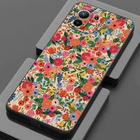 Flowers of London Case for Xiaomi Mi 11 Lite 5G NE 11i 11X 11T 12 Pro Poco F1 F3 X3 GT X4 NFC Pro Cover Betsy Theodora Wiltshire Poco X4 Pro 5G black
