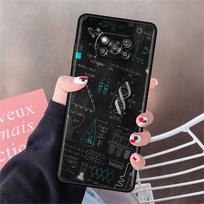 Dėklas Xiaomi Mi Poco X3 NFC X4 Pro F3 F4 GT M4 M3 F1 C40 11 Lite 11T Silikoninis Funda Telefono Dėklas Meilė Chemija Matematika Poco X4 GT
