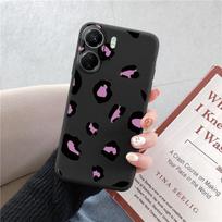 Telefono dėklas, skirtas „Redmi Note 13 Pro 5G 13C 4G 12C A3 A2 A1 Plus“, skirtas „Xiaomi 14 Poco C65 X6 X3 Pro Fashion Leopard“ raštu atsparus smūgiams buferis, minkštas dangtelis Redmi 13 4G black