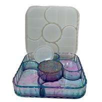 Silicone Mold  Storage Box Silicone Casting Moulds Silicone  Fruit Trays Resin Moulds for  Crafts gray