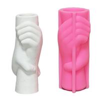 Rankinė vaza, silikoninė forma 3D sėjamoji, cemento, gipso formos derva, vazonų forma, sultingi augalai, vazonų dekorai