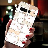Mielas animacinis gyvūno telefono dėklas Google Pixel 8 7 Pro 7A 7 6A 6 Pro Pixel 8A 4A 3A 4 XL Pixel 5 6 4 3 3A XL Google Pixel 3a gray