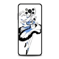 Genshin impact juoda ir balta Dėl Xiaomi 12 Poco X3 NFC M3 F3 M4 X4 Pro 5G telefono dėklo Mi Note 10 Lite 11 10T 11X 9T 11i dangtelis Poco X4 Pro 5G gray