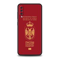 Serbijos vėliavos telefono dėklas Samsung Galaxy A12 A14 A32 A50 A70 A20E A20S A10 A10S A22 A30 A40 A34 A54 A42 A52 5G A02S A04s dangtelis Samsung A14 5G