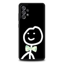 Mielas animacinis degtukas Telefonų dėklas Samsung Galaxy A13 A51 A71 A41 A31 A21S A11 A03S A12 A32 A52 A22 A23 A33 A53 A73 5G Dangtelis Samsung A33 5G black