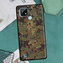 Flecktarn Camouflage Camo For OnePlus 10 Pro 9 Pro 8T 9R Nord2 Case For Realme 9 8 Pro 8i 9i C35 GT Neo 2 3 Master OnePlus 8Pro white