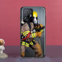 Firefighter Heroes Fireman For POCO X5 X3 F5 Pro X4 F4 GT M5s C40 F3 Case For Xiaomi 13 Lite 12 11T 12T Pro 12X Cover POCO M5 gray