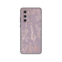 Black tpu Case For Huawei P30 Lite P30 Pro P40 Case For Huawei P40 LITE E P Smart 2020 Case Gold Rose Glitter Pink Love Herat huawei P Smart 2020