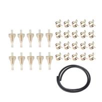 Universal Gasolines Filter For Dirt Bike ATV 1/4  6.3mm Fuel Line Motorcycle Inline Petrols Fuel Filter with Copper Core 1