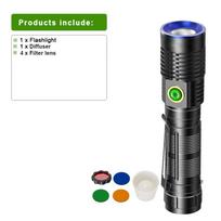 Daugiafunkcinis žibintuvėlis Galingas 300W LED žibintas Didelio liumenų 1000000LM lempa Magnetinis rašiklio spaustukas Žibintas Įkraunamas žibintas A-Flashlight