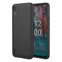 Lankstus skysto silikono dėklas, skirtas Nokia C110 C12 C31 G22 C1 2019 apsauginis dangtelis, buferis Fundas Coque Shell Capa Nokia C31 juoda