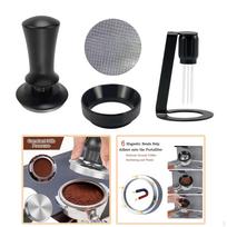 Kavos tamperio rinkinys Reguliuojamas spaudimas Patogus pupelių presas Lygintuvas Barista 51mm set