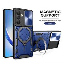 For Samsung Galaxy M13 M23 M54 F23 5G Case Slide Window Camera Protect Armor Phone Cases For Samsung M 13 23 54 F 23 Back Cover For Galaxy F23 5G mėlyna