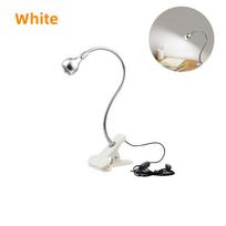 1 W USB LED skaitymo spaustuko stalinė lempa, skirta vaikų studijoms Mažos stalo lempos Spaudimo jungiklis 360° Laisvai lenkiamas akiai draugiškas namų šviestuvas
