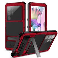 Samsung Galaxy s23Ultra/s24Ultra Protective Case with Invisible Bracket for Cross-Border Use S22 Ultra raudona