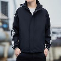 Vyriški viršutiniai drabužiai Sportinė striukė Vyriška kasdienė striukė Vandeniui atspari lauko striukė Vyriški drabužiai L black
