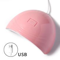 USB 18 UV Lights Drying Lamp For Curing Gel LED Nail Phototherapy Machine Professional Manicure Tool Salon Equipment USB rožinė