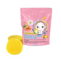 Brightening Cleansing Pads, Kojic Cleansing Pads Helps Balance Skin Oil And Water Hydrating Remove Excess Keratin From The Body'S Skin(40PC)1ml One Size pink