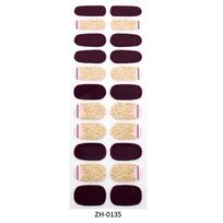 Nauji vandeniui atsparūs prancūziško manikiūro lipdukai, linijos nagų lipdukai, dekoratyviniai pilni lipdukai beige