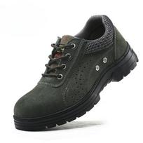 Labor Protection Shoes, Acid and Alkali Resistant Work Shoes, Anti-smashing, Anti-puncture Safety Protective Shoes 46 black