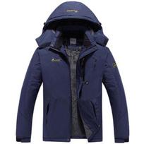 Vyriška žieminė striukė plius aksominė šilto vėjo parkas 6XL plius dydžio juoda žieminė striukė su gobtuvu. L tamsiai mėlyna spalva