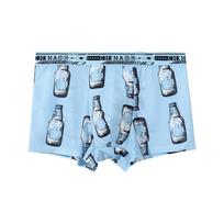 Ploni vyriški apatiniai spausdinti Sexy U Bulge Pouch Vyriški Bokseriai Besiūliai kvėpuojantys Patogūs Vidutin juosmens apatiniai vyrams 3XL rožinė