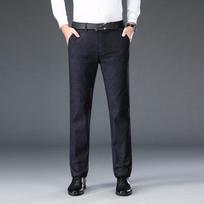 2024 m. Rudens/Žiemos Naujos Vyriškos Kelnės Universalios Laisvalaikio Kelnės Vyriškos Laisvos Tiesios Verslo Kelnės Vyriškos 38 mėlyna/raudona