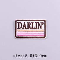 Disco Ball Embroidery Patch Iron On Patches For Clothing Thermoadhesive Patches On Clothes Cartoon Heart Rainbow Applique Decor white