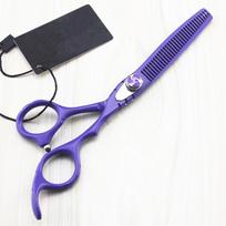 Profesionalios 6'' violetinės plaukų kirpimo žirklės, kirpimas, retinimas, kirpėjo žirklės, plaukų kirpimo žirklės, kirpėjo žirklės blue
