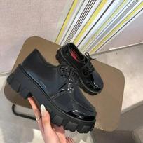 Mary Jane Platform Aukštakulniai Moteriški Loafers Klasikiniai Moteriški Batai Korėjietiška versija Lolita Sweet Round Toe College Wind Zapatos 35 gray