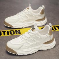 Vyriški sportbačiai Vyriški laisvalaikio batai kvėpuojantys plokščiapadžiai vaikščiojimo batai Nauji unisex vulkanizuoti lauko bėgimo bateliai zapatos de hombre 39 white