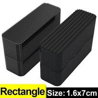 Didmeninė dvipusė lipni tvirtinimo lipdukų juosta kilimėliui, prietaisų skydelio kilimėliui, tvirtinamas lopas, namų grindų neslystanti juosta lipdukas 2PCS(1pair)
